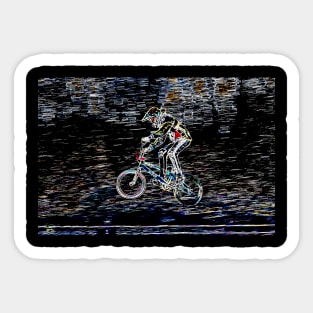 bmx racing Sticker